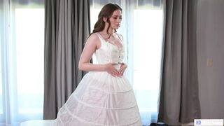 Explosive Bride Bangs Stepbrother Behind Grooms Back