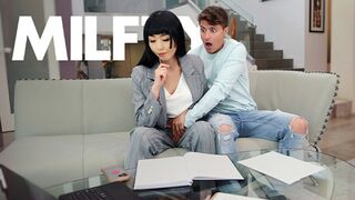 Guilty Stepmom Fingers Wet Pussy Birthday Forgiveness