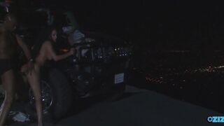 Hot round Latin girl out there fucking her big-dick black lover