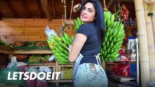 Oiled Latina MILF Seduces Deep Gonzo Pounding