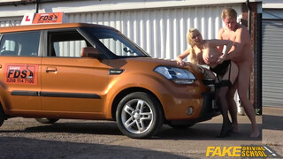 Fake Driving School - how about trying it on the bonnet?