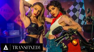 Brooklyn Gray's experts improve Jade Venus trans wood - face down!