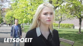 Sexy Polish blonde Misha Cross sucks the foreign thick tree abroad and rides well