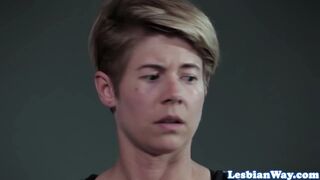 Hot lesbian orgy with red teenager and milf