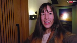 German teenage stepdaughter sucks daddy's dick in the shower