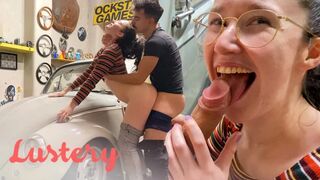Cute Amateurs Garage Fuck Fest Wild Pounding