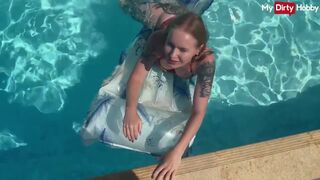 Emma wolf is the hot girl who fucks in the pool wild
