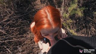 Redhead Madi Collins Gapes Pussy On Giant Cock Ride