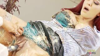 Redhead Girlfriend's Bday Turns Milf Pussy Feast
