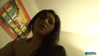 Big Titted Ebony Facesits Slut Before Brutal Fuck