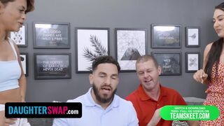 Mina Moon Destiny Cruz Slurp Stepdad's Massive Shaft