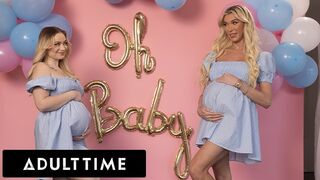 Pregnant Babes Rylee Aubrey Nail Cheating Hubby Hard