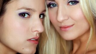 Cayla Lyons Silvie Luca Lesbian Hugs Turn to Fisting