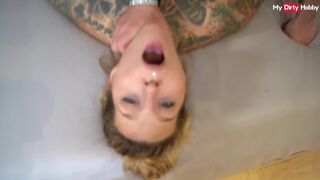 German Milf Devours Massive Cock in Amateur Gloryhole
