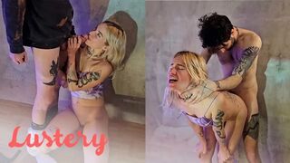 Blonde Amateur Couple Wild Homemade Pounding Session