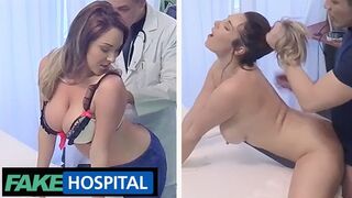 Big-breasted British milf seduces Czech doctor in hospital - fake hospital