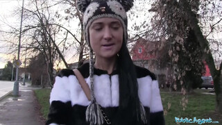 Street Smart Russian Beauty Sucks Cock Public Pickup Style