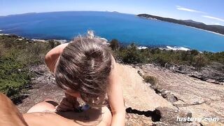 Italian Lovers Ravish Each Other In Scenic Bay Orgy