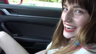 Karly curious first taste huge throbbing black cock ride