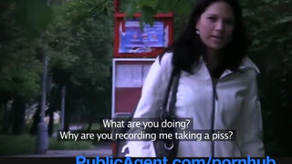 Public Pickup Babe Caught Peeing Begs for Rough Fuck