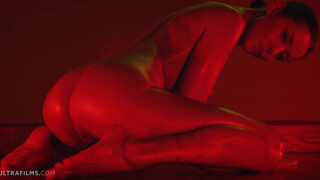 Amazing girl sybil shows excellent body and masturbates