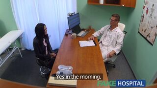 Amanda Black is wildly fucking her doctor at the clinic