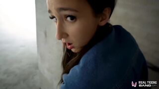 Carmen Rae's little pussy is getting into a tough fuck on casting