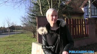 Public agent drills Czech bald pussy street thrill