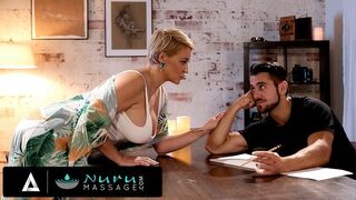 Ryan Keely is crazy about the massage and fucking his stepson with his pussy