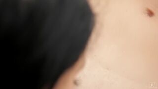Best Friends Share Thick Cock Dripping Threesome Chaos