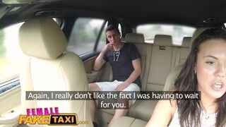 Unfaithful husband playing pussy eating in a truck with Vanessa
