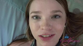 Mazy Myers holiday entertainment with suckling and corkscrew pov selection
