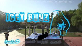 Hot fantasy fight with big-breasted teen bombers