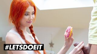 Gisha Forza massive redhead tits slammed by thick cock