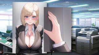 Busty Anime Secretary Sucks Boss in Wild Office Hentai