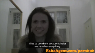 FakeAgent sexy dance teacher's first professional scene