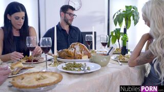 Stepson Worships Stepmom Massive Tits Soaked Cunt