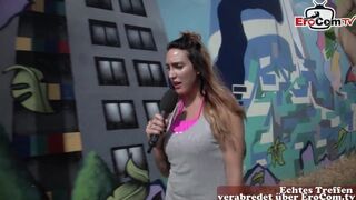 German Couple's Passionate Outdoor Pussy Pounding