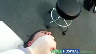 Fake hospital: sexual treatment makes a wonderful breast patient drool with pain