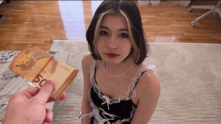 Cutie Kim Trades Pussy for Cash Pounding Session