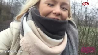 Hot teenage girl on a bike rubbing her wet pussy