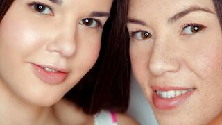 Baby Jewel and Tiffany Doll hot lesbian game with Hitachi object