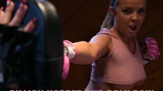 Dillion Harper Romi Rain Boxing Turns Wet Scissoring