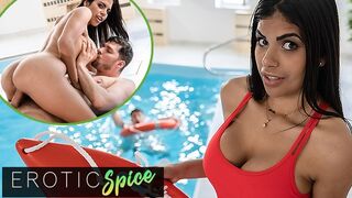 Sheila Ortega's hot rescue on the Deviante Channel: a scene full of big breasts and guts