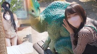 Wild zoo date with an amateur, big-breasted beauty and hard fuck Japanese style