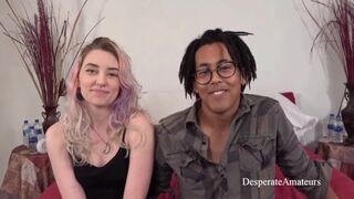 Hot amateur casting on the Desperate Amateurs channel with big tits and wild sex