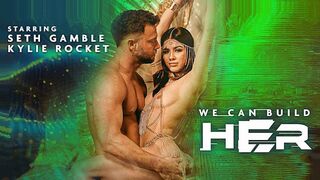 Szenvedélyes mesterséges intimitás: Kylie Rocket és Seth Gamble vad duója, miközben Valentina Napi forró szemtanúként gyönyörködik minden egyes mozdulatban.